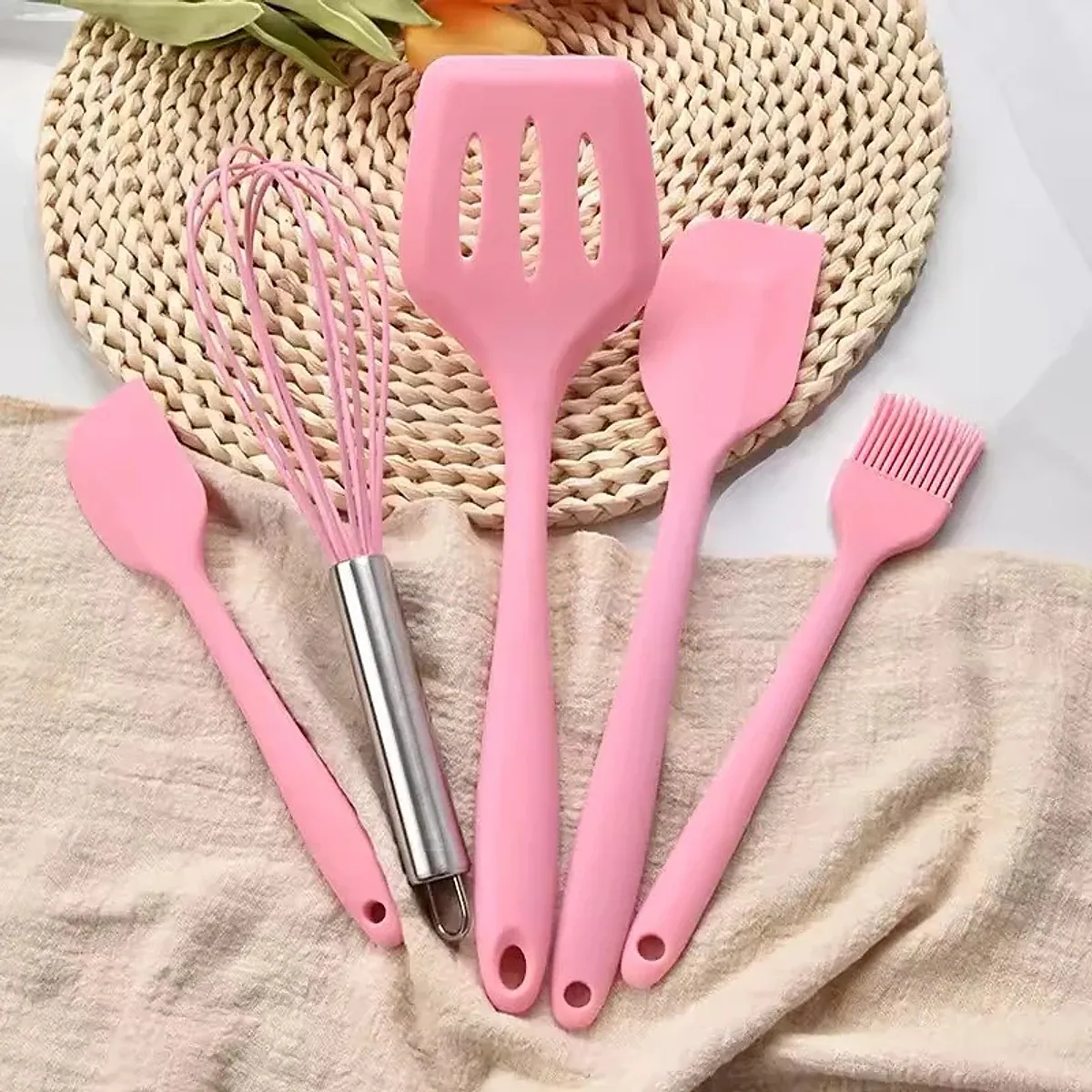 Kit 5 utensílios de cozinha em silicone, foto 2