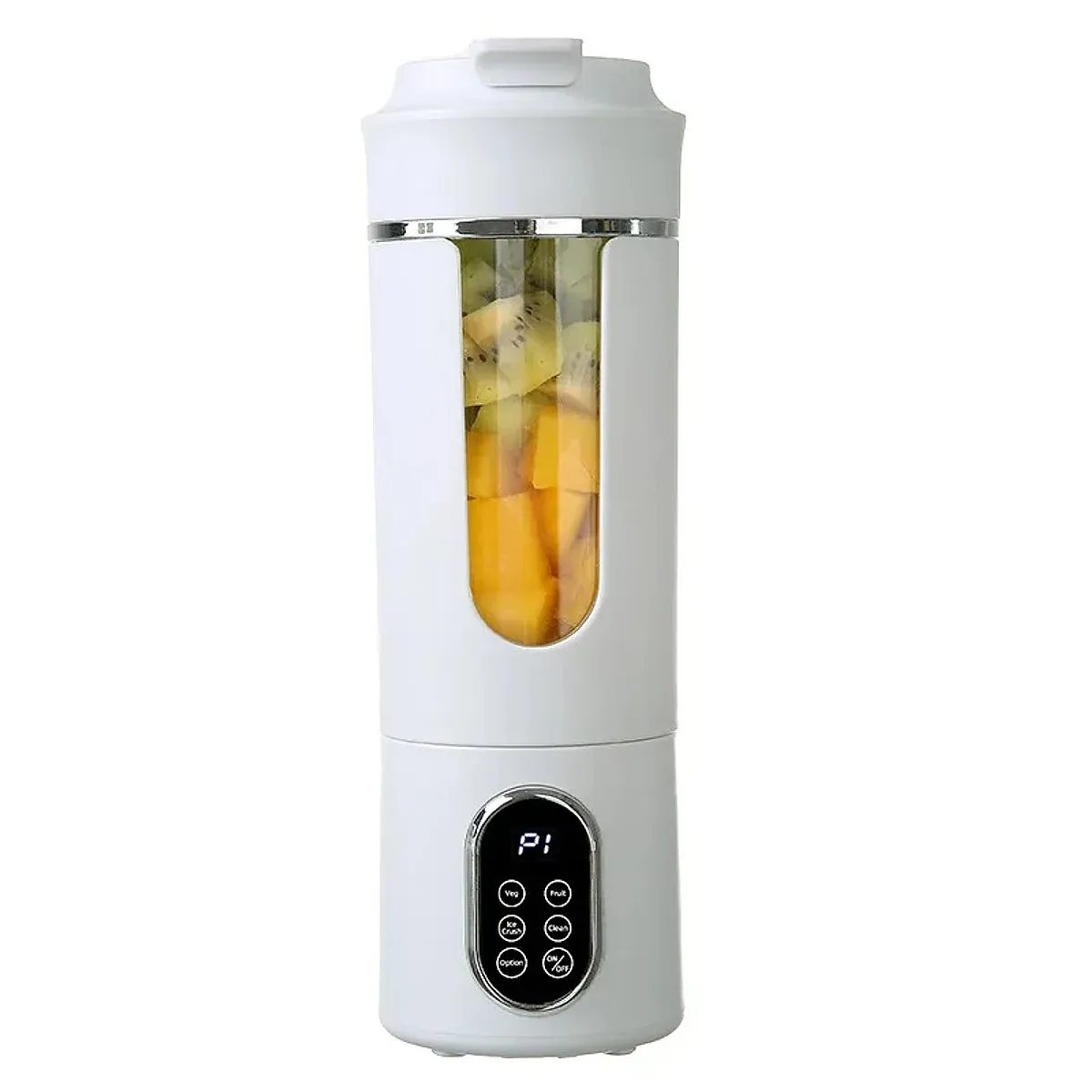 Liquidificador portátil recarregável 700 ml com painel digital, foto 3