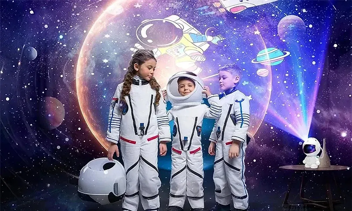 Projetor de galáxia astronauta com 12 imagens, foto 3