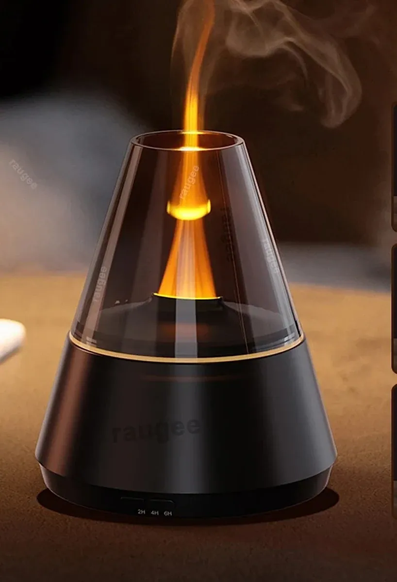 Umidificador e difusor de aromas com efeito chama em 7 cores, foto 2